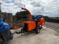 2013 TIMBERWOLF TW150DHB 6” DIESEL WOOD CHIPPER - 511 HOURS