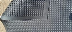 1X RUBBER ANTI-FATIGUE BLACK BUBBLE MAT