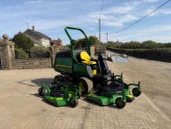 2013 JOHN DEERE WAM1600T 4WD 3 GANG ROTARY BATWING MOWER - 3266 HOURS!
