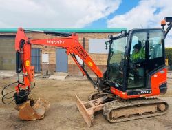 2019 KUBOTA KX030-4 EXCAVATOR C/W TILT BUCKET*