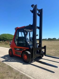 LINDE H50D DIESEL FORKLIFT TRUCK WITH FULL HEATED CAB