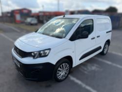 2021 70 PEUGEOT PARTNER PROFESSIONAL L1 BHDI PANEL VAN - 88K MILES - 3 SEATS - 1 KEY