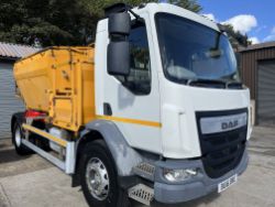 2016 16 DAF LF 55.220 18 TON HCV - 143K MILES - SWING LIFT CRANE