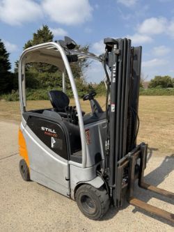 STILL 2 TONNE ELECTRIC FORKLIFT TRUCK - CONTAINER SPEC - 4 WHEELER