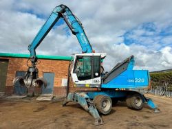TEREX FUCHS MHL320 SCRAP HANDLER *C/W ROTATING SCRAP GRAB*