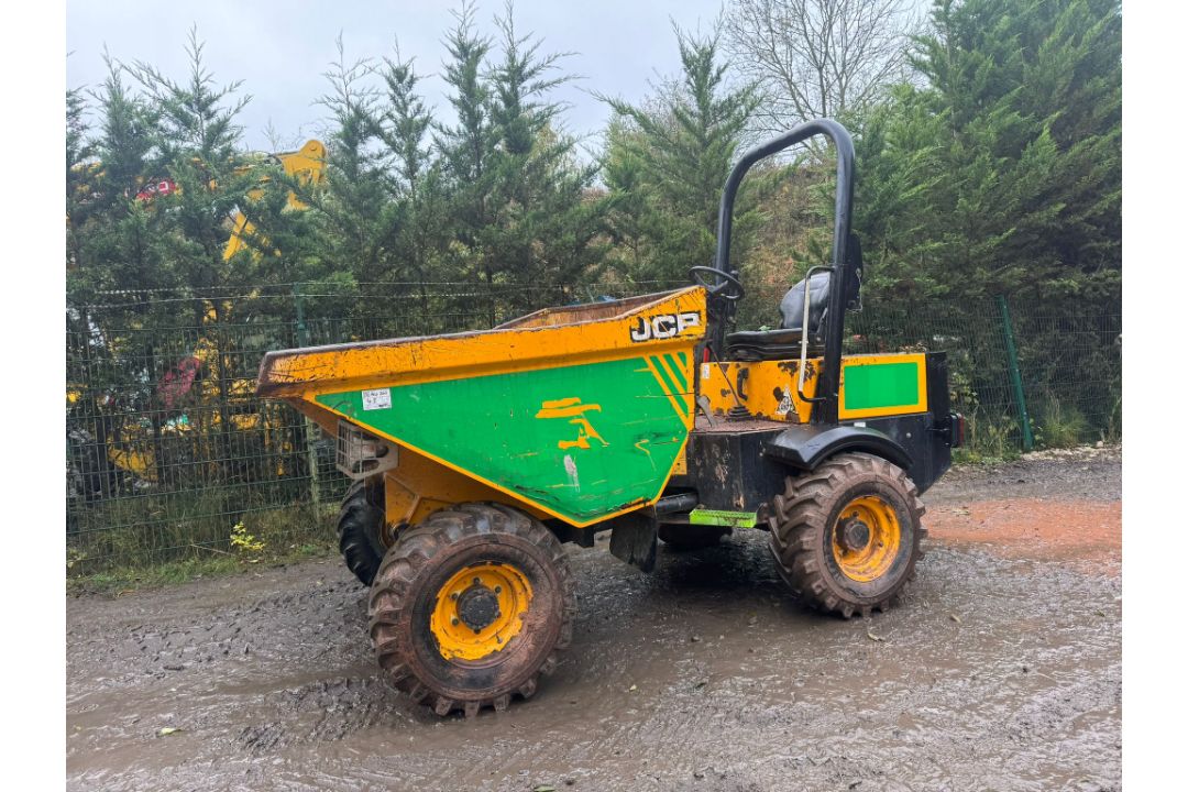 2017 JCB 3T-1 FRONT TIP 3 TON DUMPER - 1756 HOURS - RUNS AND DRIVES. - Image 1 of 12