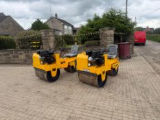 NEW/UNUSED 2026 CAPTOK CK-850 TWIN DRUM RIDE ON CRICKET PITCH ROLLER