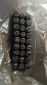 LETTER STAMPS - 13MM - NO VAT*
