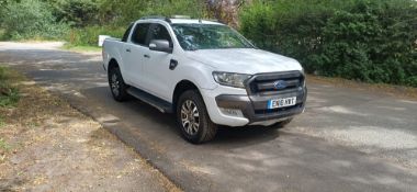 2018 18 FORD RANGER WILDTRAK 4X4 DCB TDCI PICK UP - 98K MILES - AIR CON - ALLOY WHEELS.