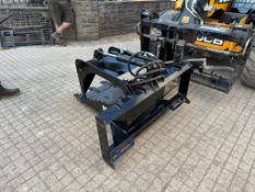 NEW/UNUSED 2025 GIYI HYDRAULIC SKIDSTEER BUCKET GRAB STUMP REMOVER