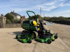 2013 JOHN DEERE WAM1600T 4WD 3 GANG ROTARY BATWING MOWER - 3266 HOURS!