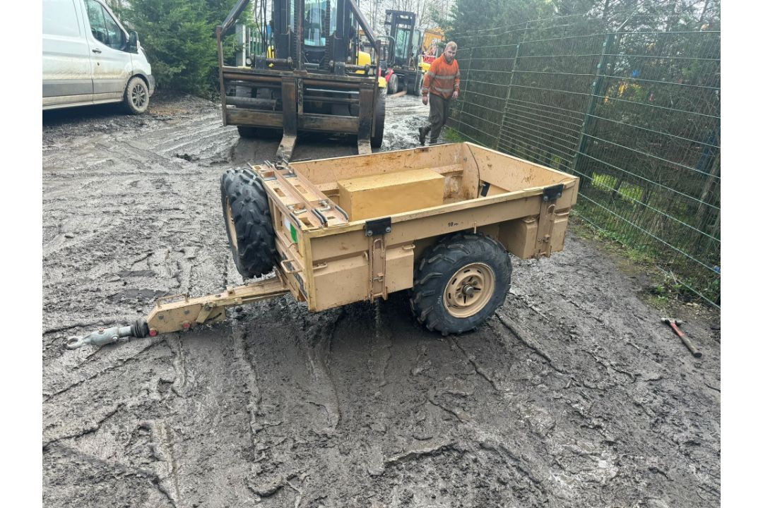 ARMY QUAD TRAILER CAR TRAILER DIRECT FROM THE ARMY - Image 6 of 8