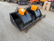 NEW/UNUSED 2025 GIYI GY-PG72 72? SKIDSTEER HYDRAULIC SKIDSTEER BUCKET GRAB