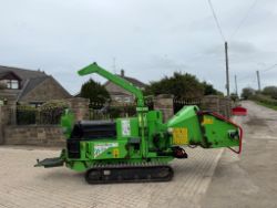 2010 GREENMECH SAFE TRACK STC19-28MT50 MK2 SLOPE/BANK TRACKED WOOD CHIPPER
