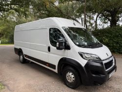 2023 23 PEUGEOT BOXER 435 PROF PREM+ L4H2 BHDI PANEL VAN - 63K MILES - AIR CON - 1 KEY