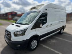 2022 22 FORD TRANSIT 350 LEADER ECOBLUE CHILLER PANEL VAN - 137K MILES - 1 KEY
