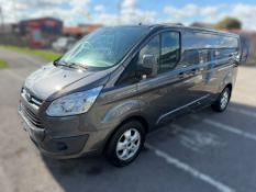 2018 67 FORD TRANSIT CUSTOM 290 LIMITED PANEL VAN - 66K MILES - ALLOY WHEELS - AIR CON