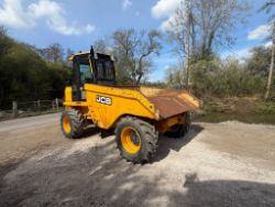 2018 JCB 7T-1 FRONT TIP 4WD 7 TON STRAIGHT SKIP DUMPER *1443 HOURS*