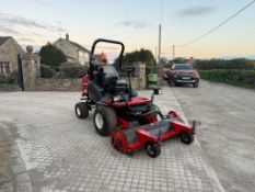 2015 TORO GROUNDMASTER GM3400 4WD DIESEL OUTFRONT MOWER WITH TRIMAX FLAIL DECK