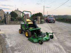 2014 JOHN DEERE 1445 4WD OUTFRONT RIDE ON MOWER WITH JOHN DEERE 62” ROTARY DECK