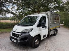 2019 19 PEUGEOT BOXER 335 L2 BLUE HDI CAGED TIPPER VAN - 102K MILES - EURO 6 - 1 KEY