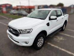 2021 70 FORD RANGER XLT ECOBLUE 4X4 PICK UP - DOUBLE CAN - 66K MILES - AIR CON - 4 SERVICE STAMPS