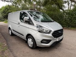 2018 68 FORD TRANSIT CUSTOM TREND PANEL VAN - 66K MILES - AIR CON - 1 KEY