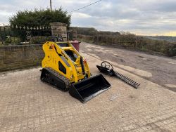 NEW/UNUSED MACHPRO MPS300 COMPACT TRACKED SKIDSTEER LOADER WITH ATTACHMENTS BUNDLE!
