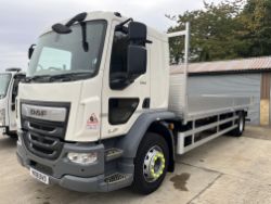 2018 18 DAF LF 55.230 18 TON DROP SIDE TRUCK HCV - 3 CAB SEATS - AUTOMATIC -
