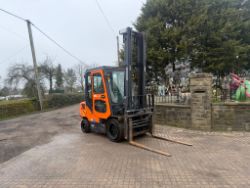 2014 DOOSAN D35C-7 3.5 TON 4.8MTR COUNTERBALANCE DIESEL FORKLIFT