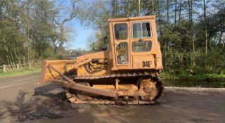 CATERPILLAR D4E DIESEL TRACKED BULLDOZER- 3567 HOURS