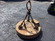 STEINERT ELECTRICAL MAGNET FOR SCRAPHANDLING