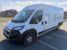 2023 23 PEUGEOT BOXER 435 PROF PREM+ L4H2 BHDI PANEL VAN - 63K MILES - AIR CON - 1 KEY