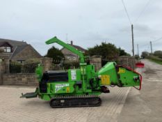 2010 GREENMECH SAFE TRACK STC19-28MT50 MK2 SLOPE/BANK TRACKED WOOD CHIPPER