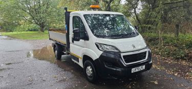 2020 70 PEUGEOT BOXER TIPPER VAN - 39K MILES - AIR CON - TOW BAR