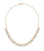 Multicolour-Saphir-Diamant-Collier