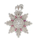 Bedeutender Diamant-Orden eines iranischen Botschafters