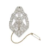 Diamant-Brosche