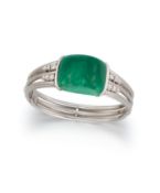 KOCH, ROBERT Opulente Smaragd-Diamant-Armspange