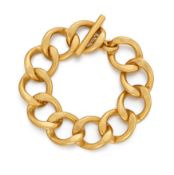 Markantes Gold-Gliederarmband