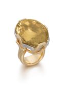 Markanter Rauchquarz-Ring