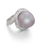Orientperl-Diamant-Ring