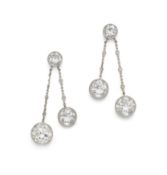 Klassischer Diamant-Ohrschmuck