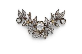 Historische Diamant-Brosche