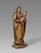 Spanische Schule: Madonna mit Christusknaben