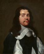 Michiel Sweerts: Porträt eines vornehmen Herren in schwarzem Gewand mit Spitzenkragen