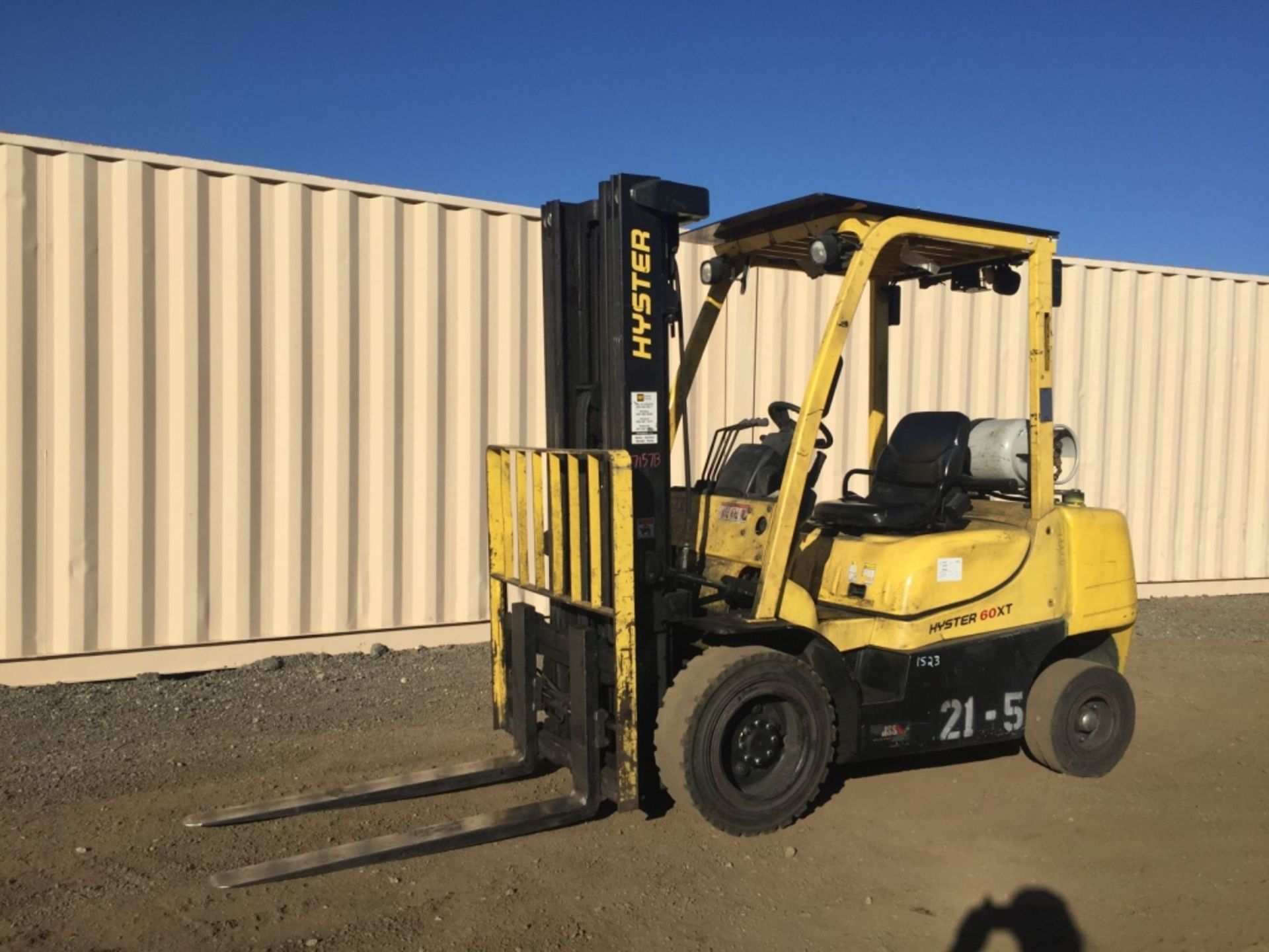 Solid Tires, 5700# Capacity, 188in Lift, 48in Forks, Side Shift, Fork ...