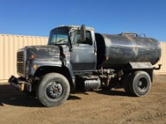 1986 Ford LN8000 2000 Gallon Water Truck,