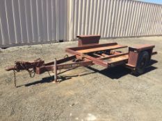 1978 Ditch Witch S4 Tilt-Deck Equipment Trailer,