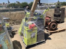Pallet of Misc Power Tools, Including Mowers,